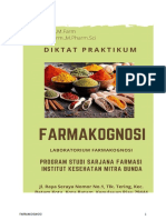 DIKTAT PRAKTIKUM FARMAKOGNOSI NEW + Daftar Isi