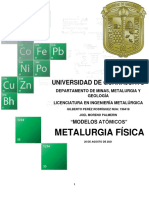 Tarea 1. Desarrollo Histórico de Los Modelos Atómicos