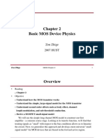 Basic MOS Device Physics: Zou Zhige 2007 HUST