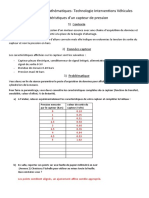 9740 Capteur de Pression Droite de Regression Corrige