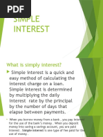 Simple Interest