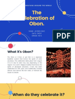 Presentation of The Obon Festival 