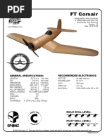 FT Corsair: Recommended Electronics: General Specifications