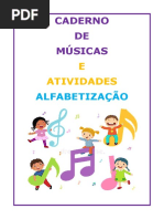 Caderno de Mã Sicas e Atividades Alfabetizaã Ã o