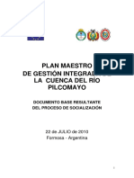 PLan Maestro de La Cuenca de Pilcomayu