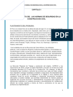 Capitulo I: Incumplimiento de Las Normas de Seguridad en La Cosntruccion Civil