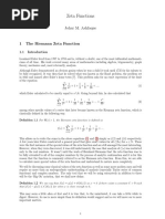 Zeta Functions 33pp