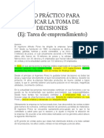 Caso Práctico para Toma de Decisiones Aplicando Lo Aprendido en Clases