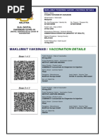 Maklumat Vaksinasi: Vaccination Details