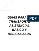 Guias para El Transporte de Pacientes