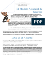 El Modelo Actancial de Greimas - Clase