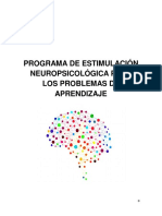 Programa de Estimulación Neuropsicológica para Los Problemas de Aprendizaje