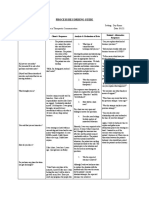 Process Recording Guide: Name: Setting: Expected Outcome: Date