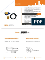 Ficha Tecnica Flotador Electrico Control Nivel Ip68 15A Emin