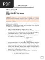 TP8 Tabla Periódica Actual de Los Elementos - 3°ECO 2021