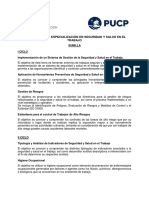 Sumilla - Seguridad y Salud en El Trabajo - 2021-3