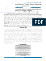 An Experimental Investigation On Concrete Paver Block by Using PVC Plastic Material