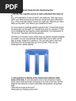 Socratic Questioning Stool