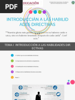 Unidad 1 Introduccion A Las Habilidades Directivas