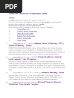 General Power of Attorney - PDF - Power of Attorney - Scribd