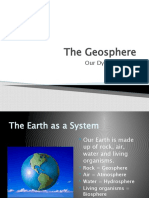 The Geosphere: Our Dynamic Earth