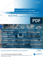 Addressing Cleaning Validation Challenges - Waters Solutions