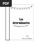 Cuaderno de Los Determinantes