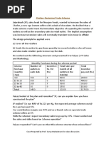 SM E-5 Chofee: Designing Trade Scheme: Case Prepared by Prof. Surya Mahadevan For Class Discussion