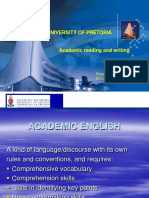 Academic Reading and Writing