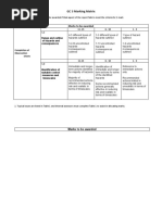 Appendix 6 GC 3 Marking Matrix: Marks To Be Awarded