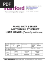 Fanuc Data Server &mitsubishi Ethernet USER MANUAL (Cesarftp Software)