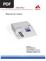 Manual Usuario Urilyzer 100 Espaol