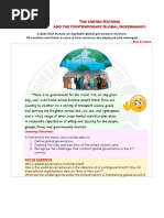 Unit 1 Lesson 4 Un International Organizations Shorter Version