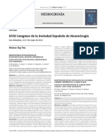 Neurocirugía: XVIII Congreso de La Sociedad Española de Neurocirugía