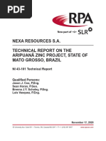 Aripuana Technical Report