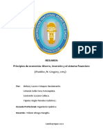 Resumen - Ahorro, Inversión y El Sistema Financiero.