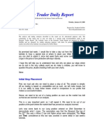 Dynamic Trader Daily Report: Initial Stop Placement