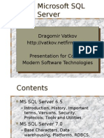 Dragomir Vatkov Presentation For Course: Modern Software Technologies