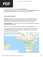 What Is Geocoding?: Geocoding Is The Process of Converting Addresses (Like "1600 Amphitheatre Parkway