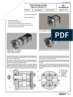 RE 10 030/04.99 External Gear Pumps Type G: 2, Series 4X