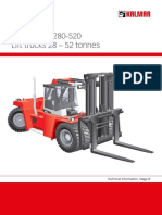 Kalmar DCF280-520 Lift Trucks 28 - 52 Tonnes: Technical Information, Stage III