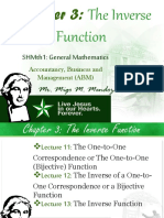 Chapter 3-The Inverse Function