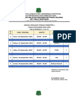 Jadwal PTS 2021