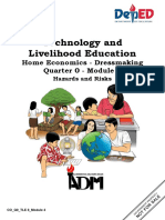 Technology and Livelihood Education: Home Economics - Dressmaking Quarter 0 - Module 4