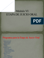 Etapa de Juicio Oral