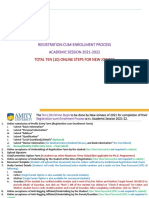 Registration-Cum-Enrollment Process ACADEMIC SESSION 2021-2022