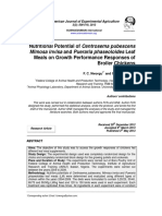 Nutritional Potential of Centrosema Pubescens