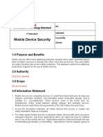 Mobile Device Security: 1.0 Purpose and Benefits