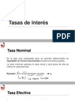 Matemáticas Financieras - Tasas de Interés