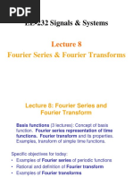 EE-232 Signals & Systems: Fourier Series & Fourier Transforms